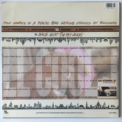 LL Cool J : Pink Cookies In A Plastic Bag Getting Crushed By Buildings (12")