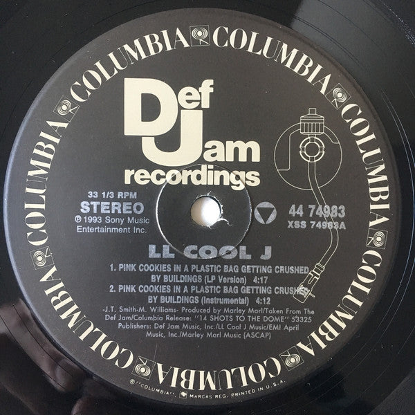LL Cool J : Pink Cookies In A Plastic Bag Getting Crushed By Buildings (12")