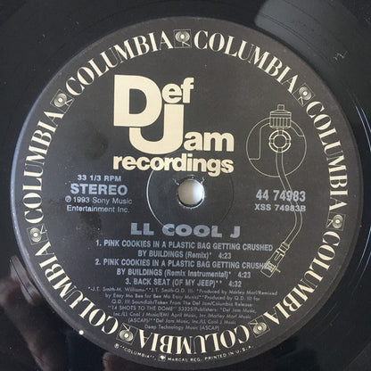 LL Cool J : Pink Cookies In A Plastic Bag Getting Crushed By Buildings (12")