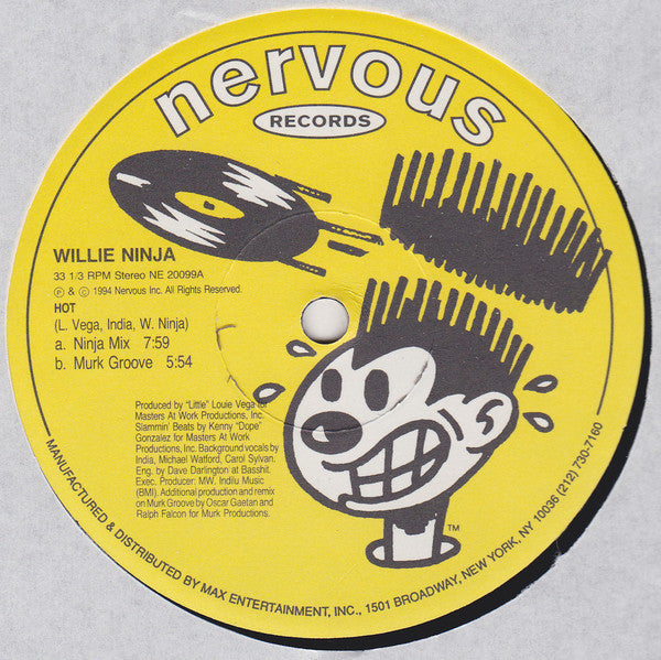 Willie Ninja : Hot (12")