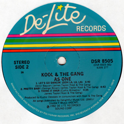 Kool & The Gang : As One (LP, Album, 26 )