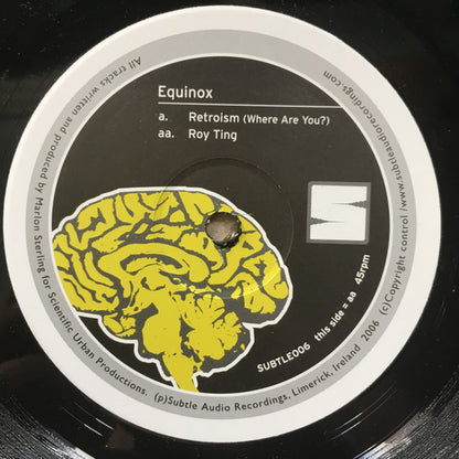 Equinox (3) : Retroism (Where Are You?) / Roy Ting (12")