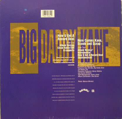 Big Daddy Kane : How U Get A Record Deal (12")