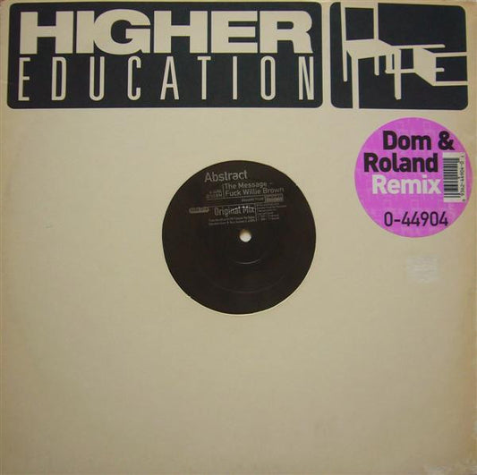 Abstract* : The Message ‎– Fuck Willie Brown (12")