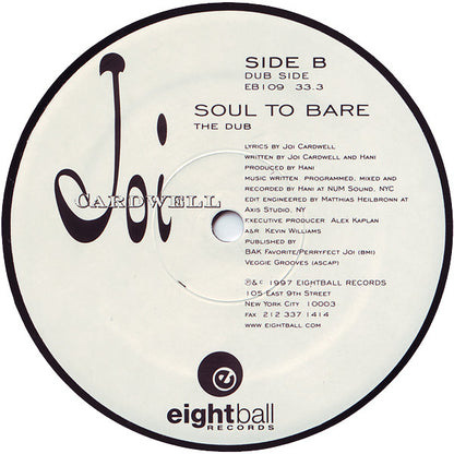 Joi Cardwell : Soul To Bare (12")
