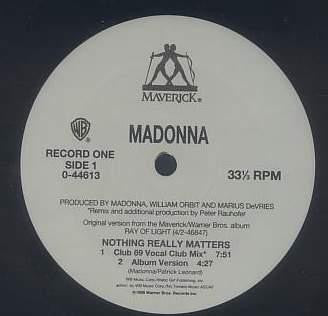 Madonna : Nothing Really Matters (2x12")