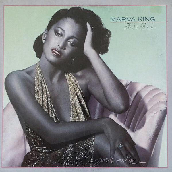 Marva King : Feels Right (LP, Album, Promo)