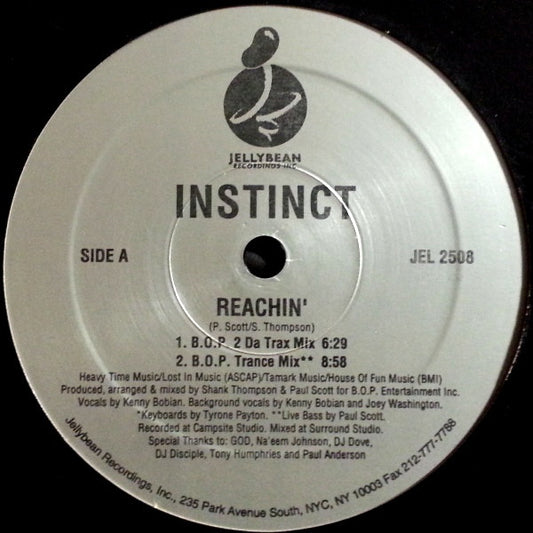 Instinct (8) : Reachin' (12")