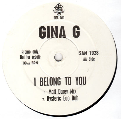 Gina G : I Belong To You (2x12", Ltd, Promo)