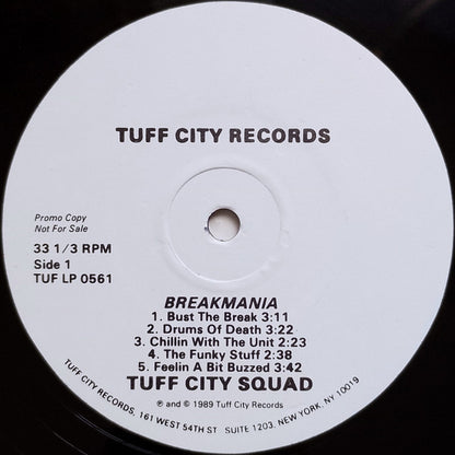 Tuff City Squad : Breakmania (LP, Album, Promo)