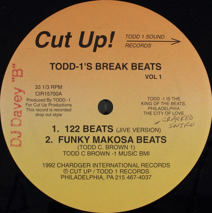 Todd-1* : Todd-1's Break Beats Vol. 1 (12")
