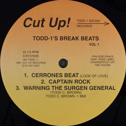 Todd-1* : Todd-1's Break Beats Vol. 1 (12")