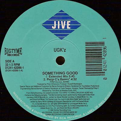 UGK'z* : Something Good (12")