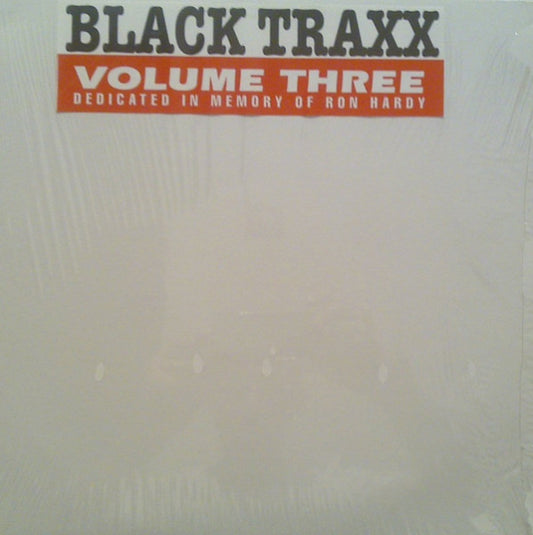 Black Traxx : Volume Three (12")