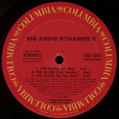 Big Audio Dynamite II : The Globe (12", Single, Promo)