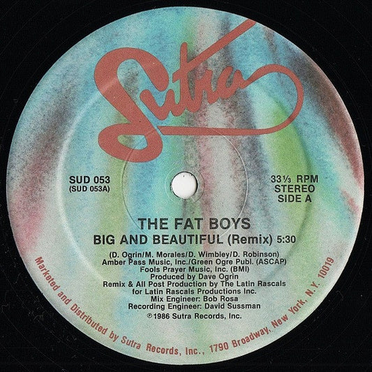 The Fat Boys* : Big And Beautiful (Remix) (12", Single)