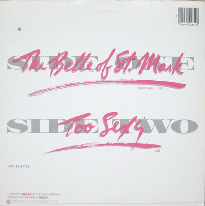 Sheila E. : The Belle Of St. Mark (12", Maxi)