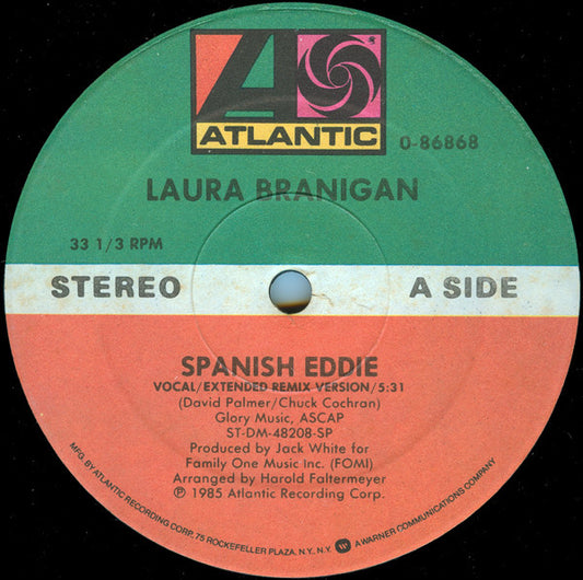Laura Branigan : Spanish Eddie (12", Maxi)