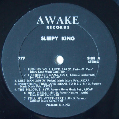 Sleepy King : Pushing Your Luck (LP, Mono)