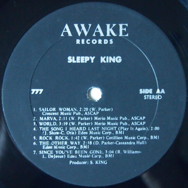 Sleepy King : Pushing Your Luck (LP, Mono)