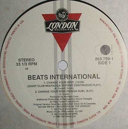 Beats International : Change Your Mind (12")