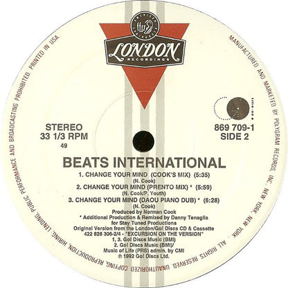 Beats International : Change Your Mind (12")