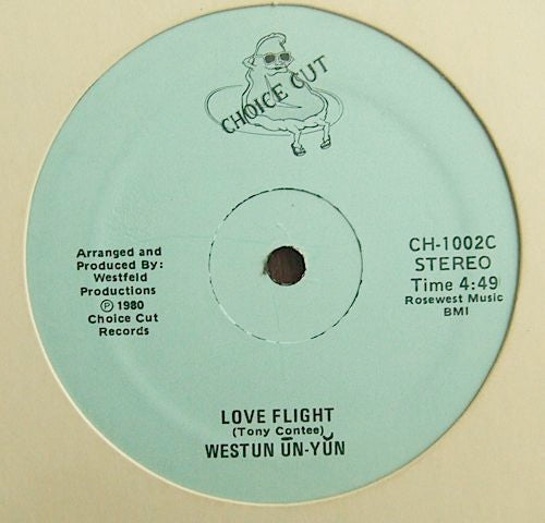 Westun Ūn-yŭn : Love Flight (12")