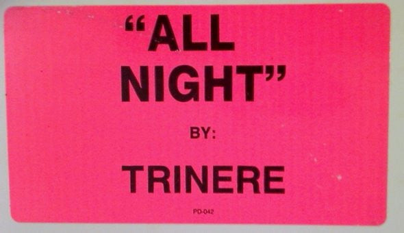 Trinere : All Night (Remix) (12", Promo, RE)