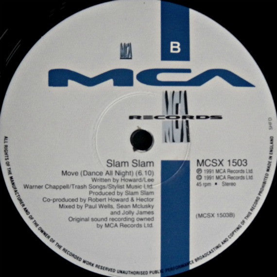Slam Slam : Move! (Remix) (12")