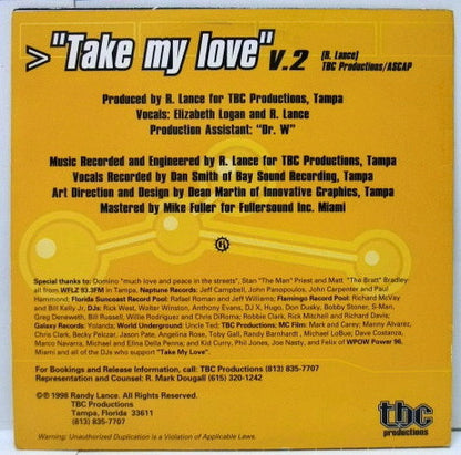 The KromOzone Project : Take My Love (12")