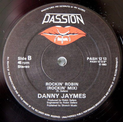 Danny Jaymes : Rockin' Robin (12", Com)