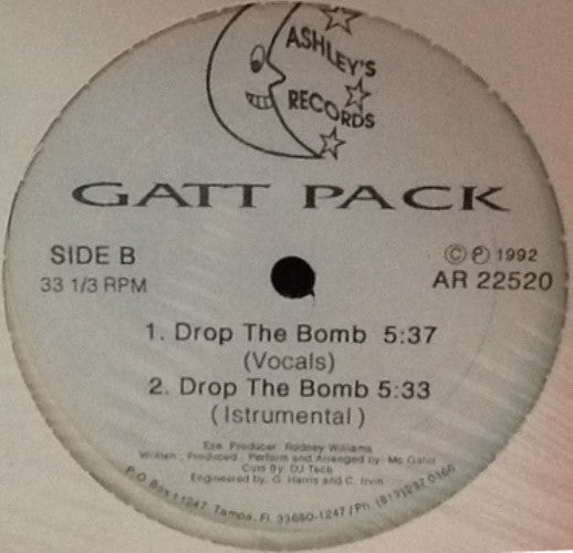 Gatt Pack : Jacked By The Gatt Pack (12")