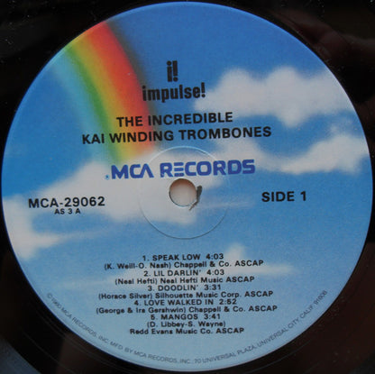 The Kai Winding Trombones : The Incredible Kai Winding Trombones (LP, Album, RE)