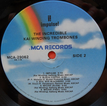 The Kai Winding Trombones : The Incredible Kai Winding Trombones (LP, Album, RE)