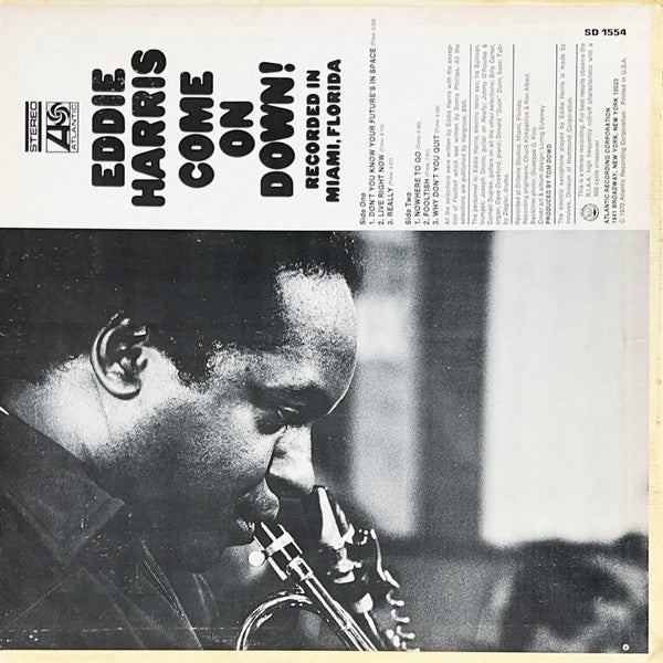Eddie Harris : Come On Down! (LP, Album, Mono, Promo)