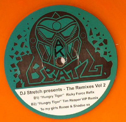 DJ Stretch : DJ Stretch Presents - The Remixes Vol 2 (12", Ltd, Ora)