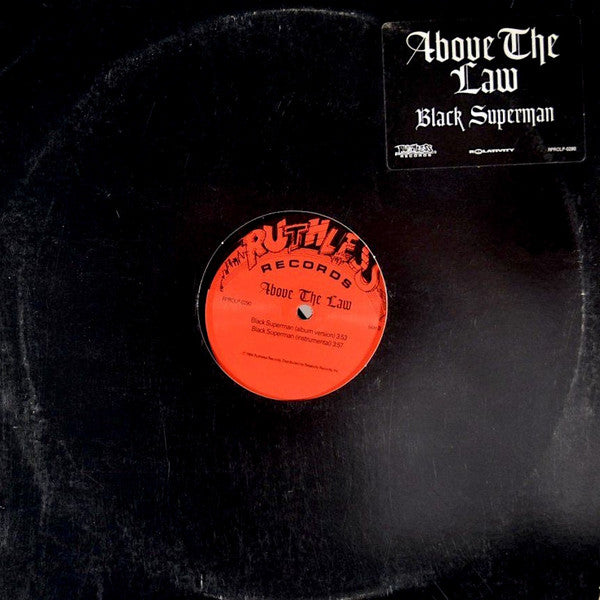 Above The Law : Black Superman (12", Maxi, Promo)