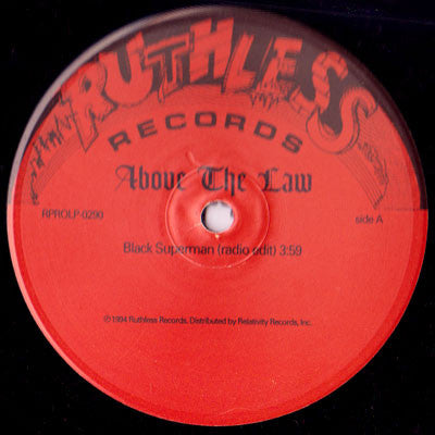 Above The Law : Black Superman (12", Maxi, Promo)