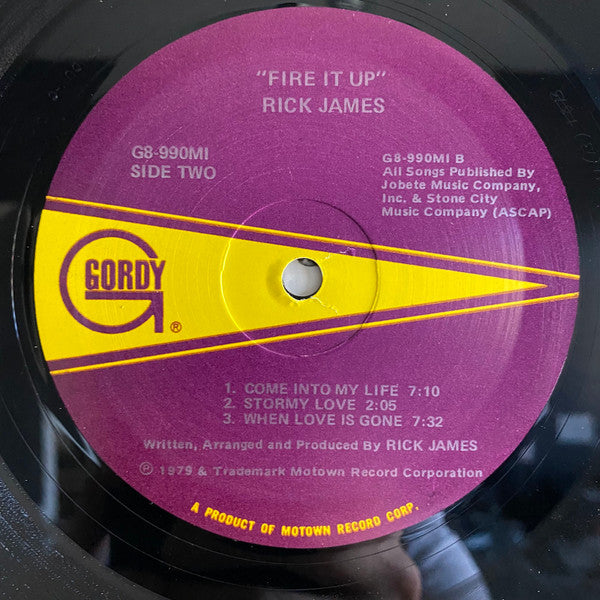 Rick James : Fire It Up (LP, Album)