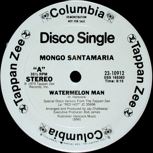 Mongo Santamaria : Watermelon Man / A Mi No Me Engañan (You Better Believe It) (12", Promo)
