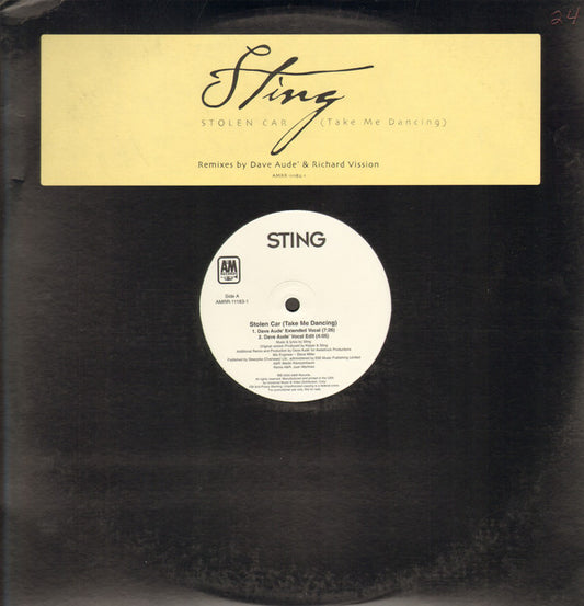 Sting : Stolen Car (Take Me Dancing) (2x12", Promo)