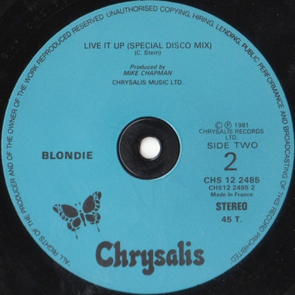 Blondie : Rapture (12", Single,  Po)