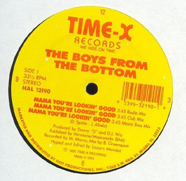 The Boys From The Bottom : Mama You're Lookin' Good (12", Yel)