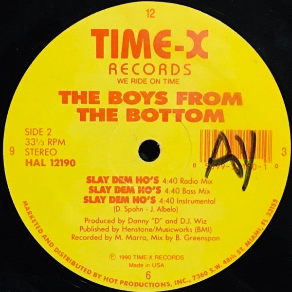 The Boys From The Bottom : Mama You're Lookin' Good (12", Yel)