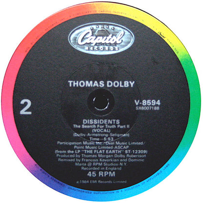 Thomas Dolby : Dissidents: The Search For Truth Parts 1-2 (12", Single)