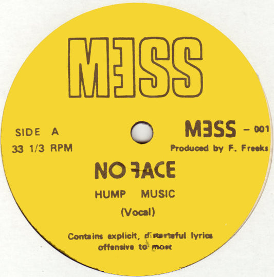 No Face (5) : Hump Music (12")