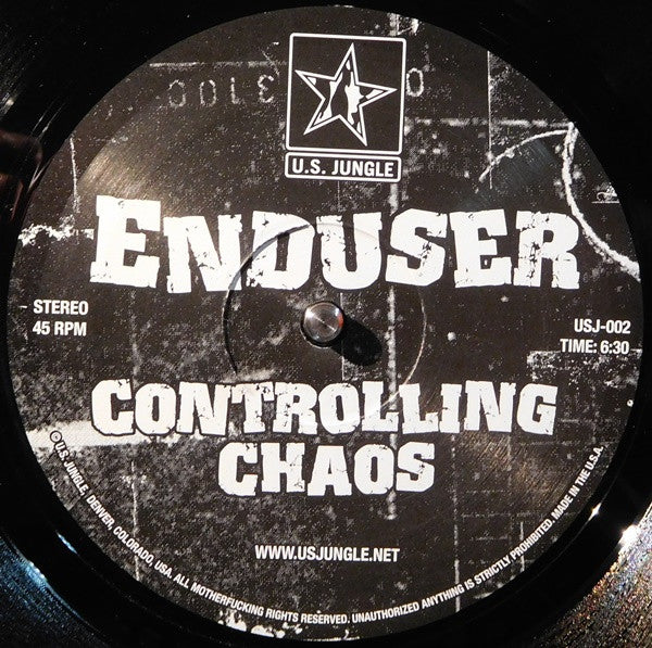 Enduser / Rekstad : Controlling Chaos / Hands Up Johnny (12")