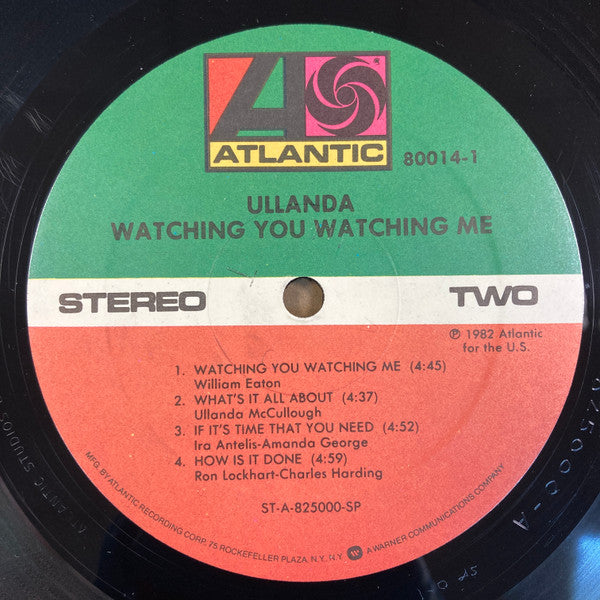 Ullanda McCullough : Watching You Watching Me (LP, Album, SP )