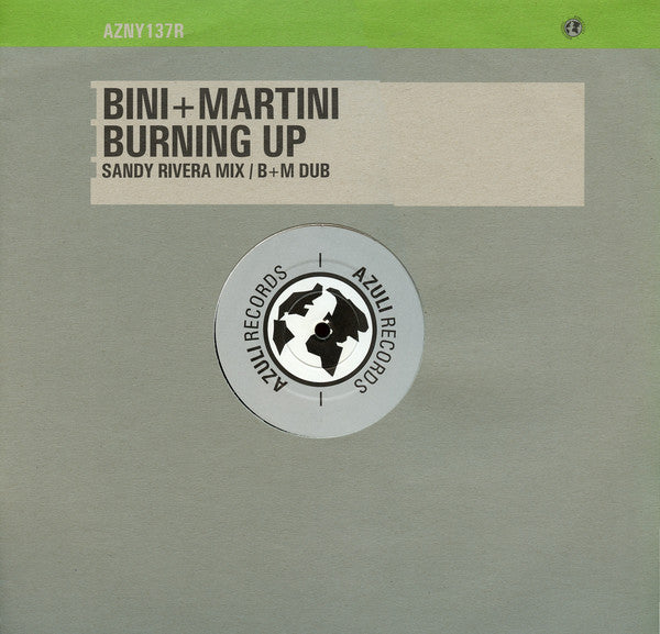 Bini + Martini* : Burning Up (12")