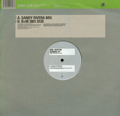 Bini + Martini* : Burning Up (12")